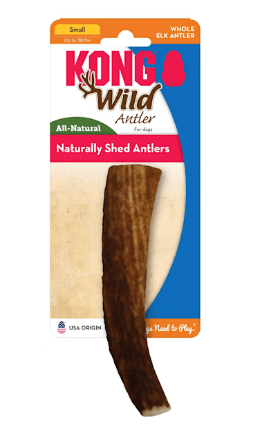 $1 OFF! KONG Wild Whole Elk Antler Dog Chew Small - Glad Dogs Nation | ALL Profits Donated