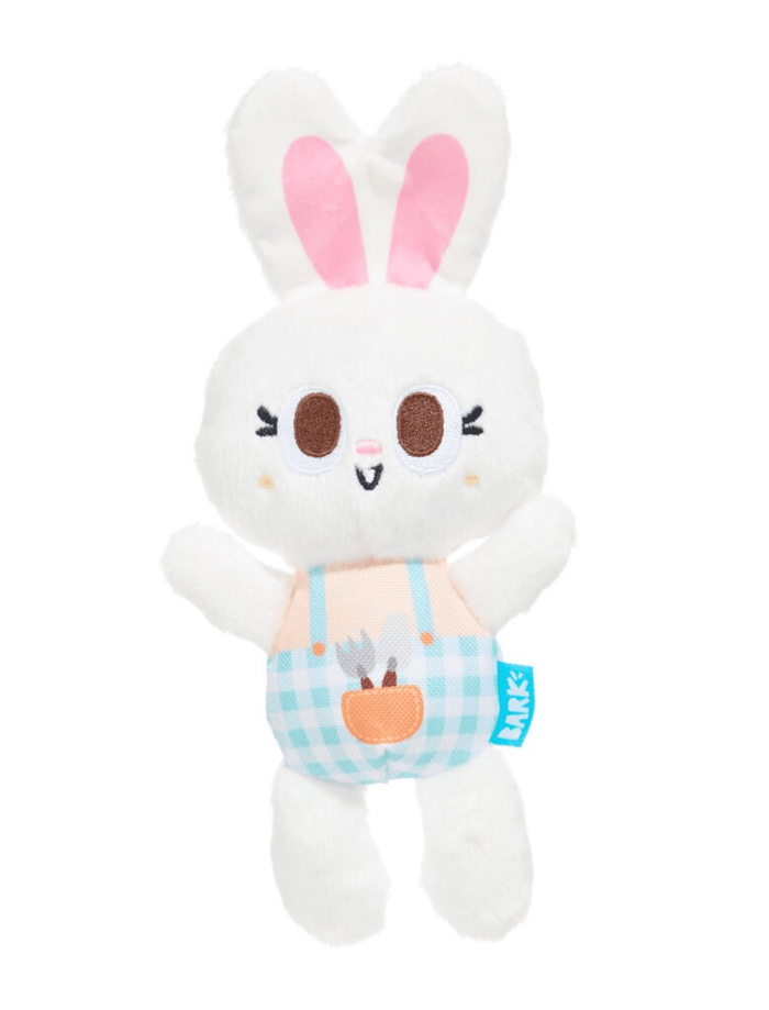 BARK Green Thumb Bun Plush Bunny Squeaky & Crinkle Dog Toy - Glad Dogs Nation | ALL Profits Donated