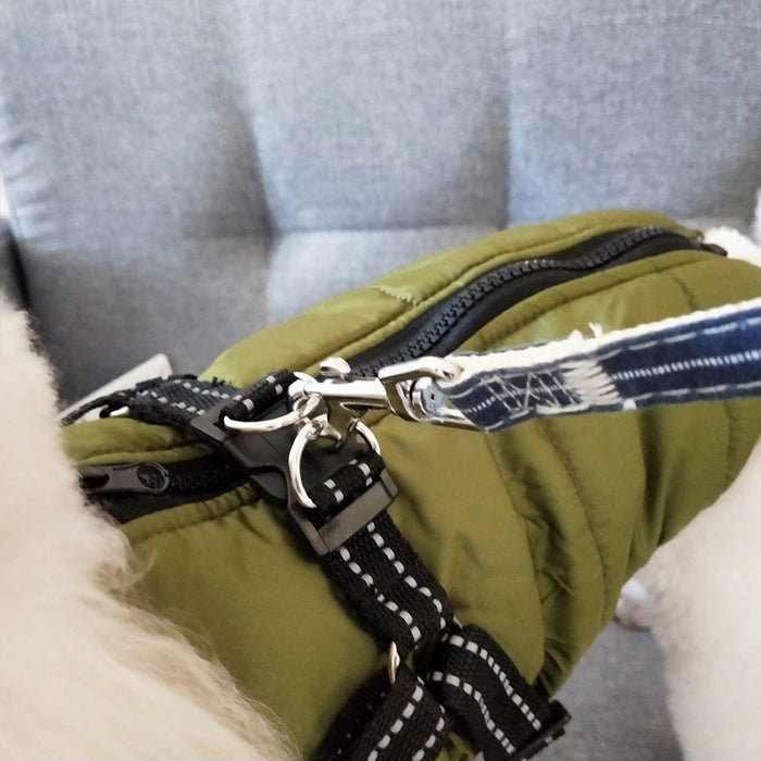 2-in-1 Waterproof Winter Pet Jacket