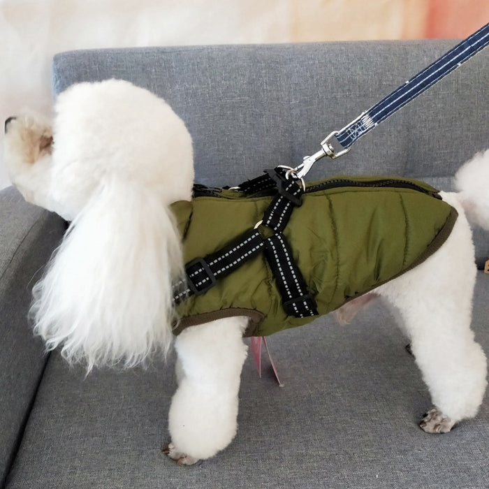 2-in-1 Waterproof Winter Pet Jacket