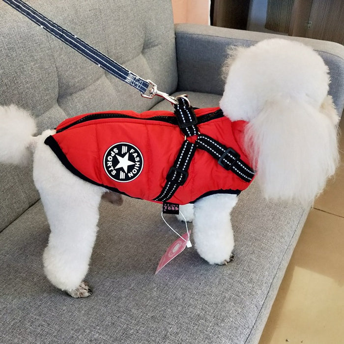 2-in-1 Waterproof Winter Pet Jacket