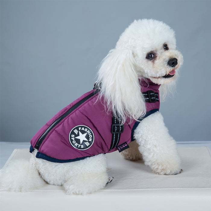 2-in-1 Waterproof Winter Pet Jacket