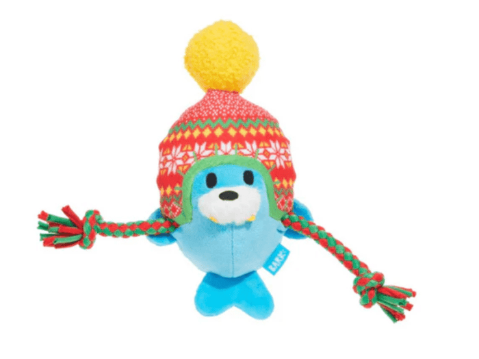 Bark Walter The Winter Walrus Squeaky & Crinkle Tug Dog Toy - Glad Dogs Nation | ALL Profits Donated