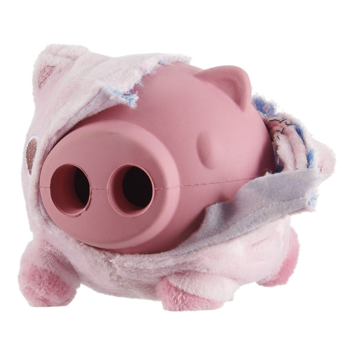 BARK Hambone Pig Hog Rubber Super Chewer Dog Toy Pink Medium - Glad Dogs Nation | ALL Profits Donated
