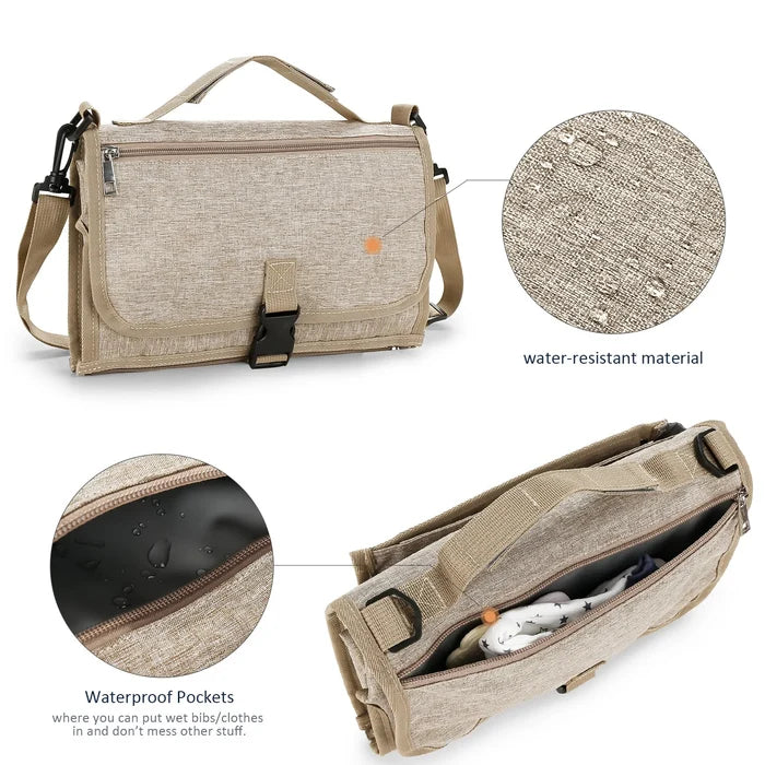3-in-1 Baby Diaper Pad – Waterproof & Travel-Friendly