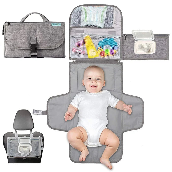 3-in-1 Baby Diaper Pad – Waterproof & Travel-Friendly