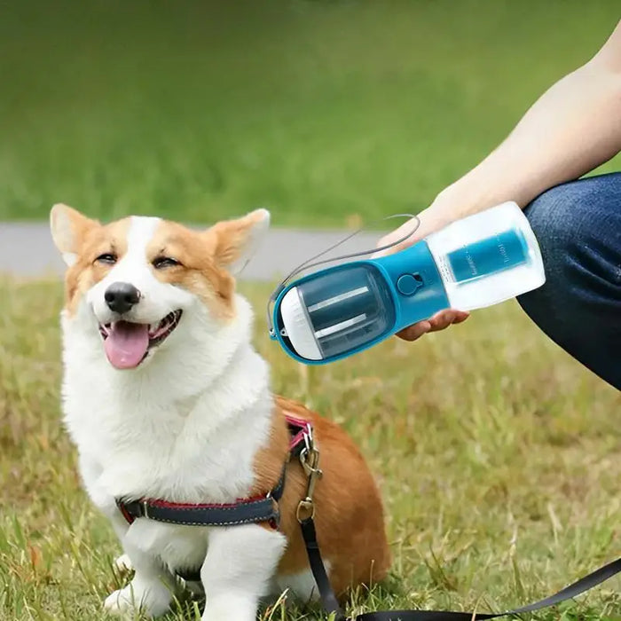 3-in-1 Pet Water & Food Bottle