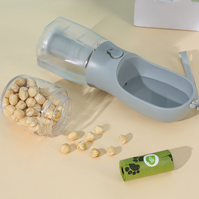 3-in-1 Pet Water & Food Bottle