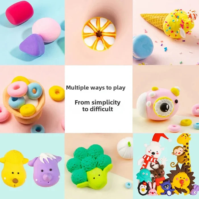 36 Colors Air Dry Clay Set – Soft, Safe & Creative Fun