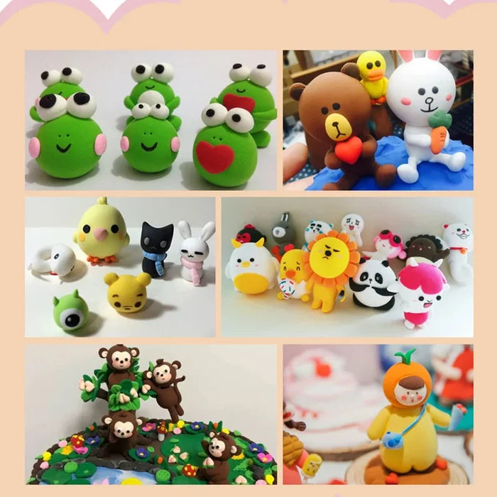 36 Colors Air Dry Clay Set – Soft, Safe & Creative Fun