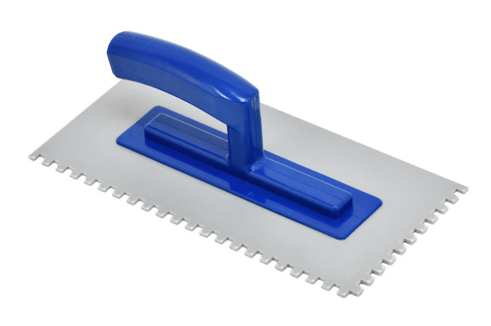 Professional installation trowel for radiant heated floors