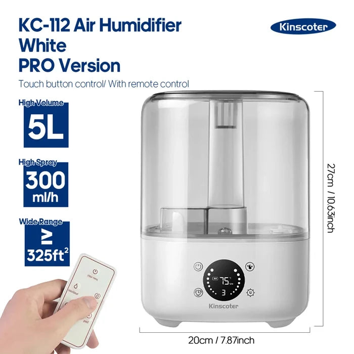 3L Air Humidifier – Large Capacity Ultrasonic Aroma Diffuser