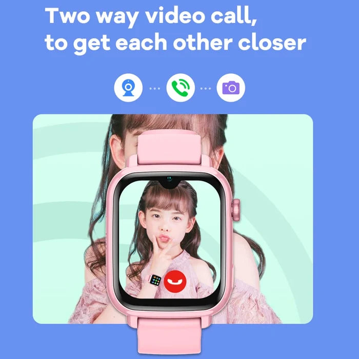 4G Kids Smartwatch with GPS Tracking & Video Calling