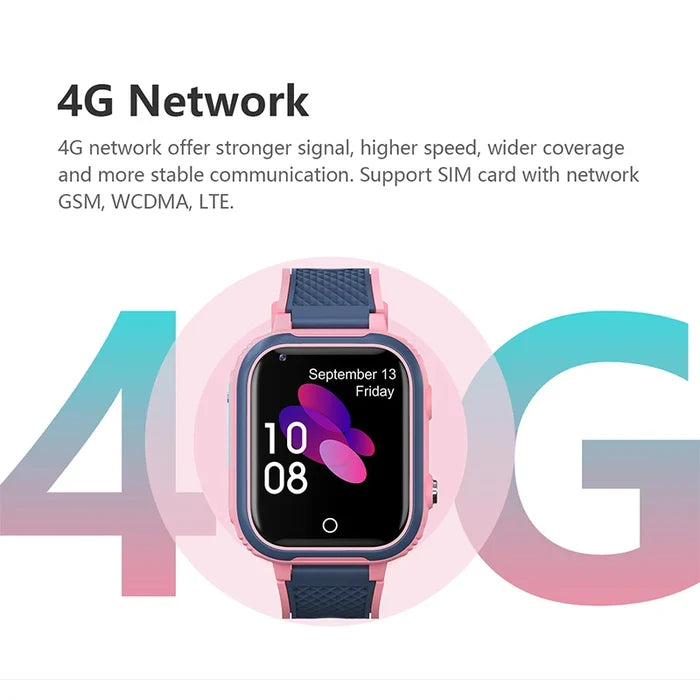 4G Kids Smartwatch with GPS & Video Call Safety