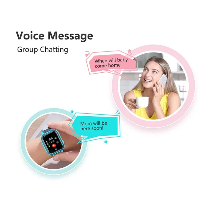 4G Kids Smartwatch with GPS & Video Call Safety
