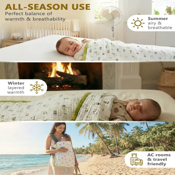 All Season Use – Summer, Winter, Travel