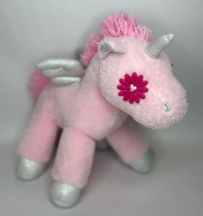 Girl Power Stuffed Pink Dog & Puppy Toys / All Sizes / Squeak or No Squeak
