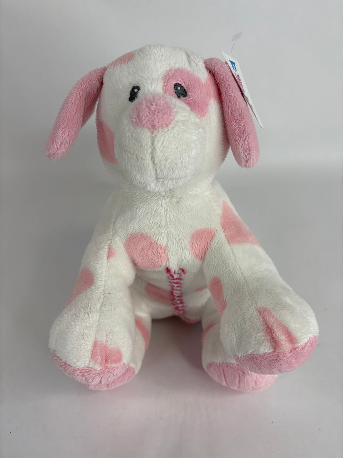 Girl Power Stuffed Pink Dog & Puppy Toys / All Sizes / Squeak or No Squeak