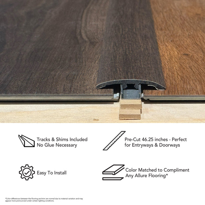 Allure 94-inch T Molding and Reducer Flooring Transition Strip