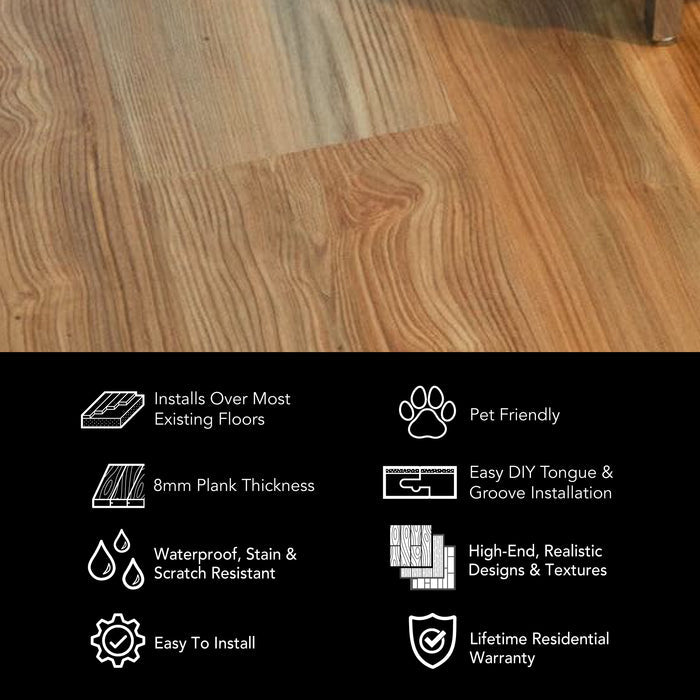 Allure Peach Crisp Pine 22 Mil Wide Luxury Vinyl Plank Flooring