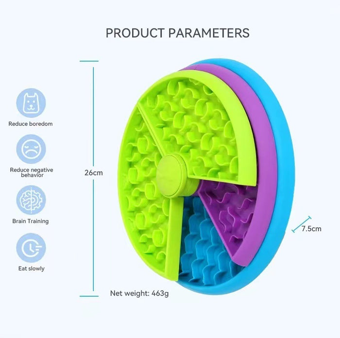 Anti-Choke Puzzle Pet Feeder Bowl