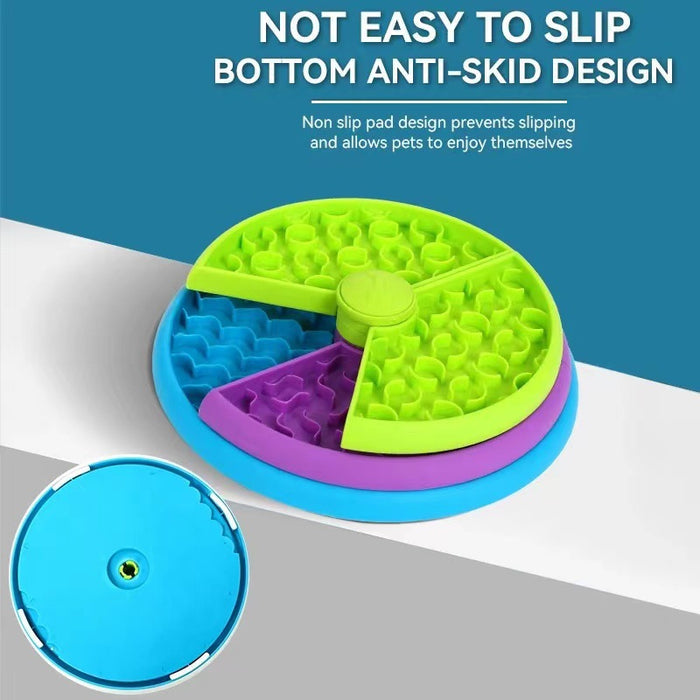 Anti-Choke Puzzle Pet Feeder Bowl