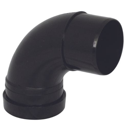 Aquaflow 160mm Single Socket Bend 135° Black