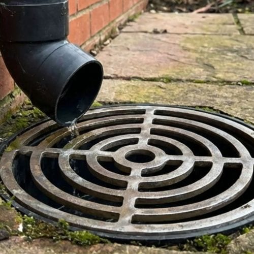 Aquaflow 180mm Round Grid Metal Alloy real image