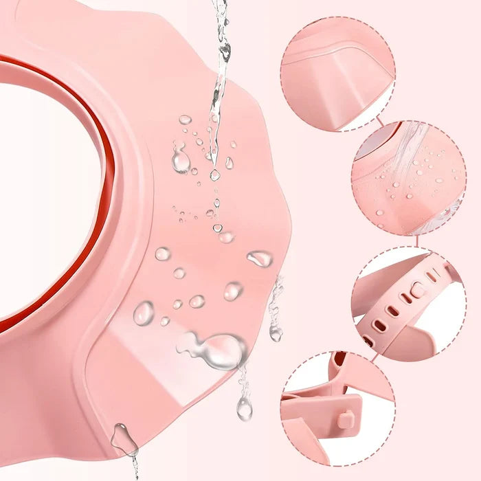 Baby Adjustable Shower Cap – Soft Waterproof & Ear Protection