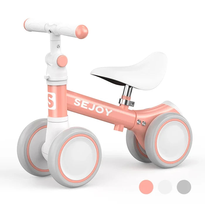 Baby Balance Bike 4 Wheels – Safe First Ride for 1–2 Years