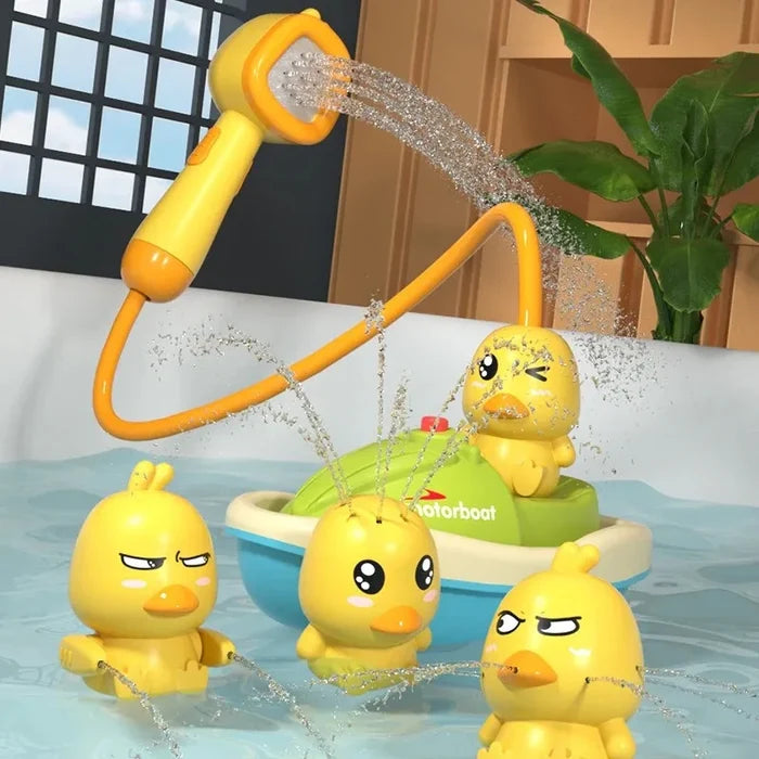Baby Bath Toy Duck Boat – Fun Water Spray Play
