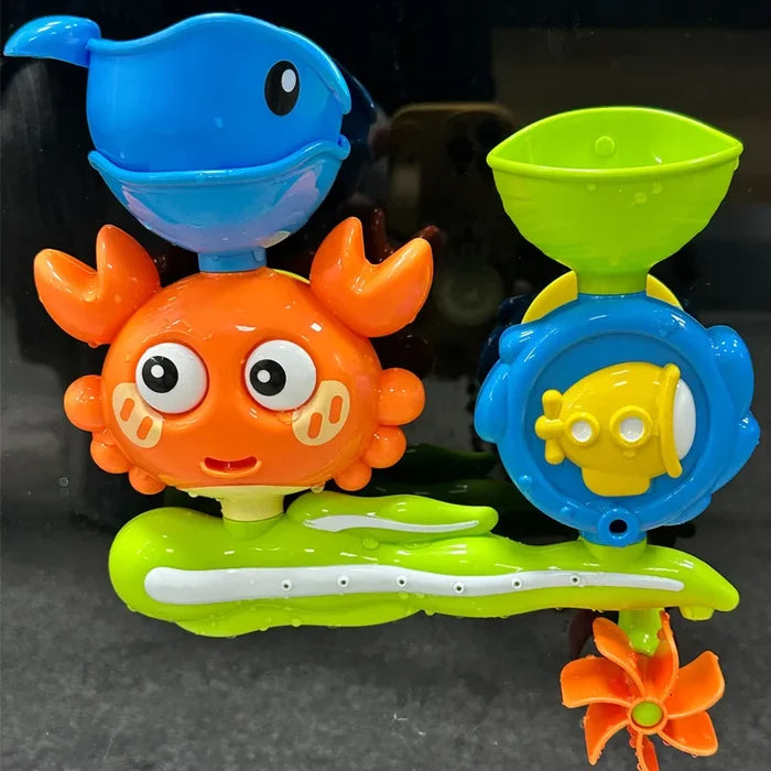 Baby Bathtub Water Play Set – Rotating Sprinkler Fun