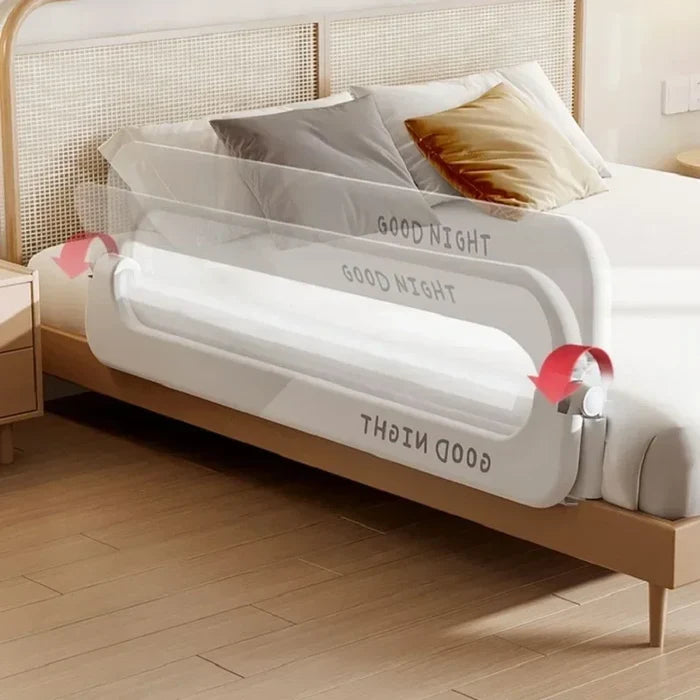 Baby Bed Guard Rail – Adjustable Anti-Fall Safety Barrier