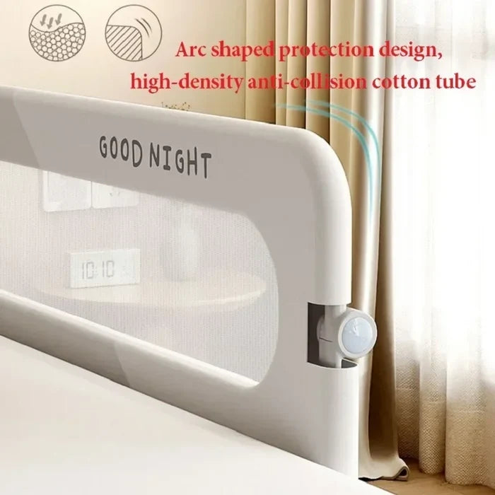 Baby Bed Guard Rail – Adjustable Anti-Fall Safety Barrier