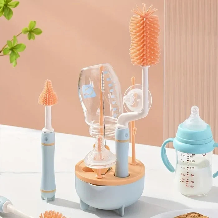 Baby Bottle Cleaner Set 6-in-1 – Hygienic & Travel-Friendly