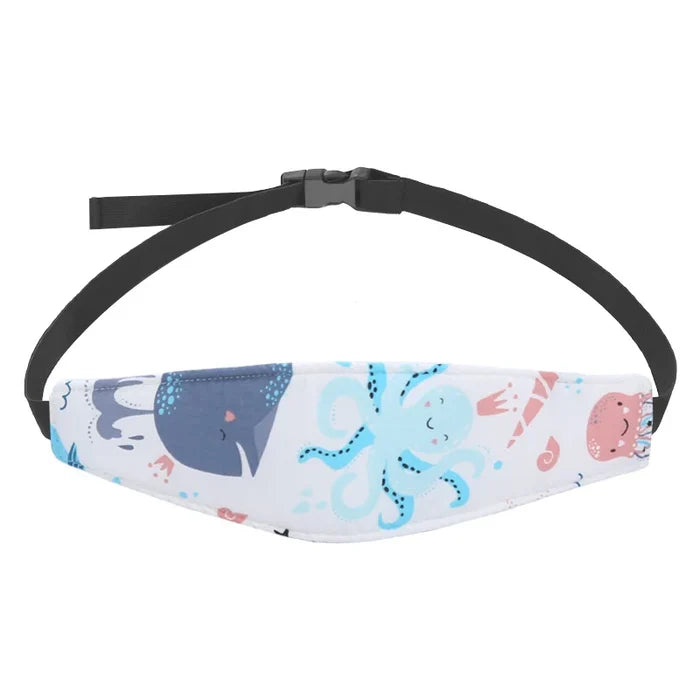 Baby Car Seat Head Support – Adjustable Strap for Safe Sleep
