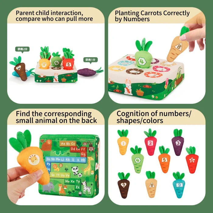 Baby Cotton Radishes Montessori Toy – Learning & Fun