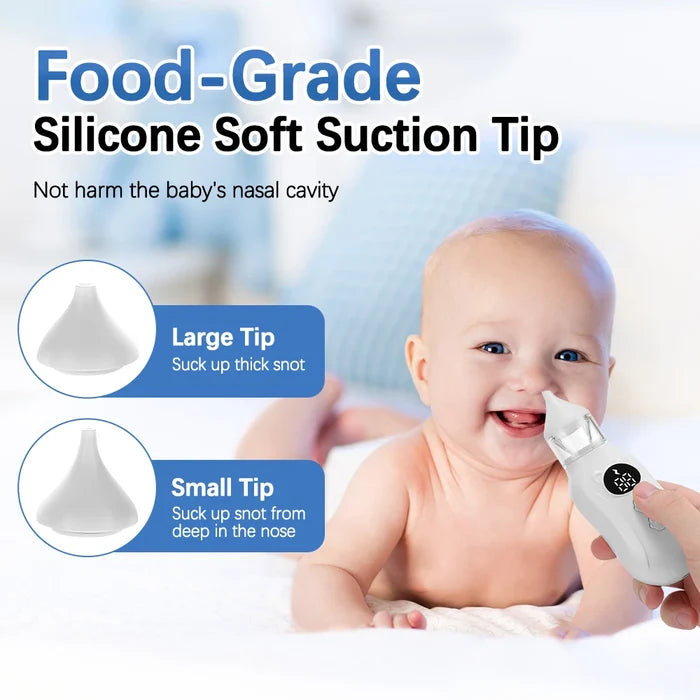 Baby Electric Nasal Aspirator – 9-Level Gentle Nose Cleaner