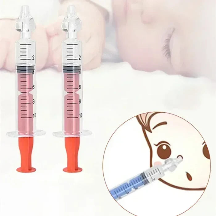 Baby Nasal Aspirator Syringe for Gentle & Hygienic Cleaning