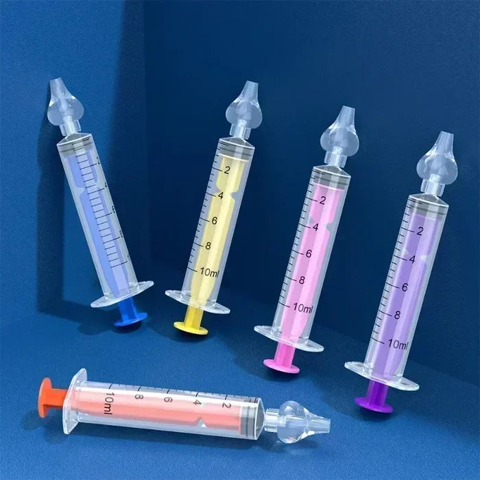 Baby Nasal Aspirator Syringe Safe Reusable Nose Cleaner