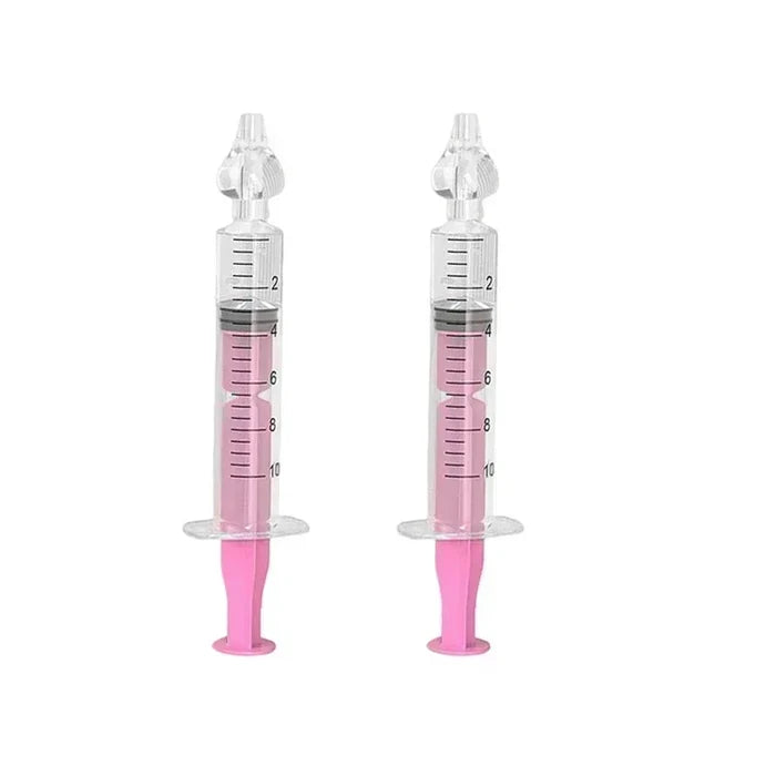 Baby Nasal Aspirator Syringe Safe Reusable Nose Cleaner