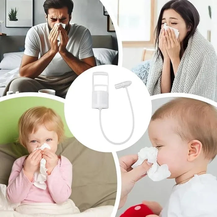 Baby Nasal Aspirator with Hand Pump for Fast Congestion Relief
