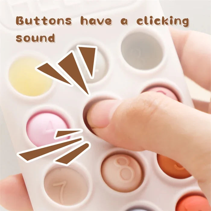 Baby Phone Teether – Safe Silicone Toy for Soothing & Learning
