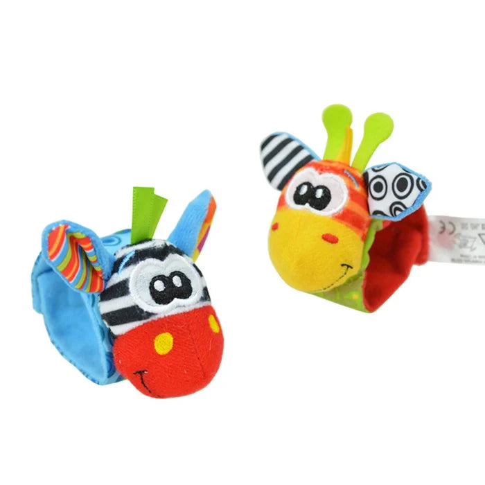 Baby Rattle Toys – Soft Wrist & Foot Socks for Infants