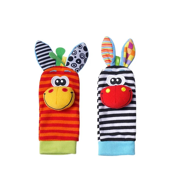 Baby Rattle Toys – Soft Wrist & Foot Socks for Infants
