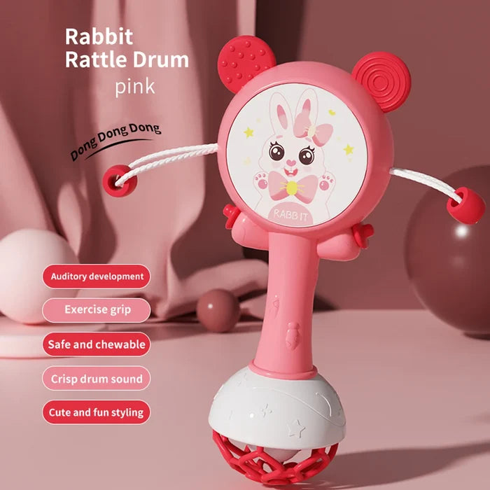Baby Rattle Toys – Teether & Hand Bells for Early Learning