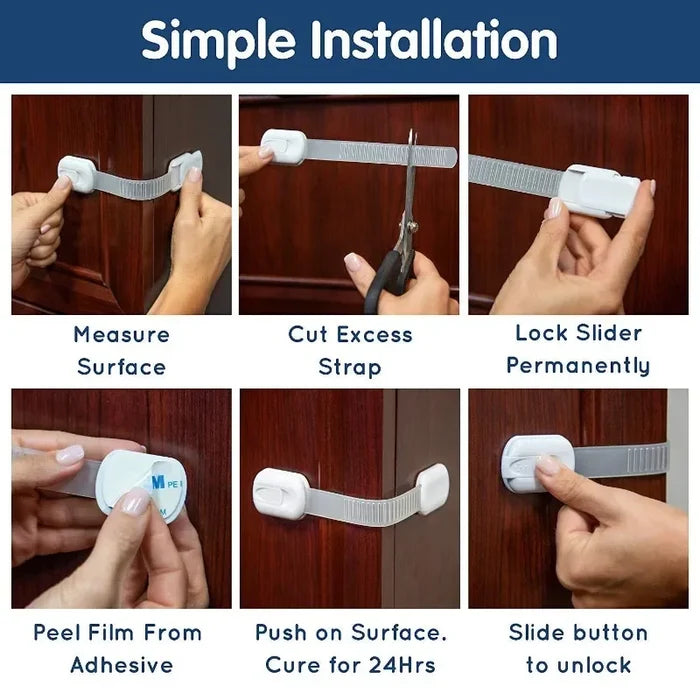 Baby Safety Lock – Secure Cabinets & Drawers from Toddlers
