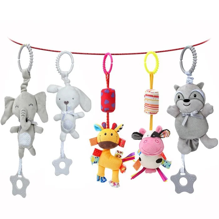 Baby Sensory Hanging Rattle – Soft Plush Learning Toy