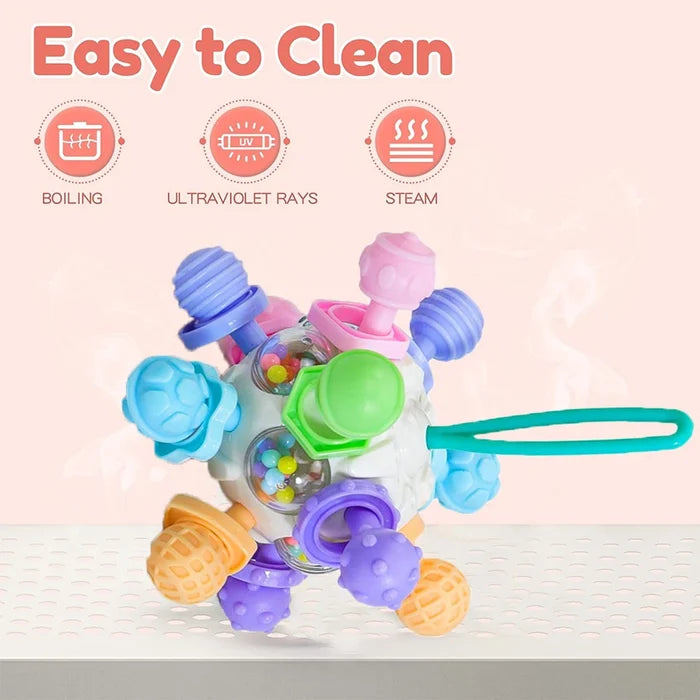 Baby Sensory Rattle Teether – Fun & Safe Development Toy