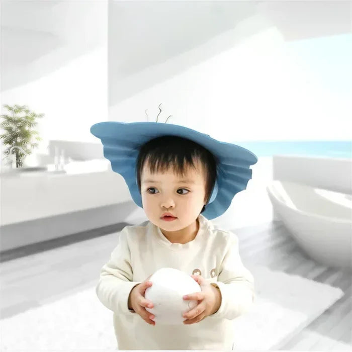 Baby Shower Cap for Kids – Adjustable Ear Protection Hat